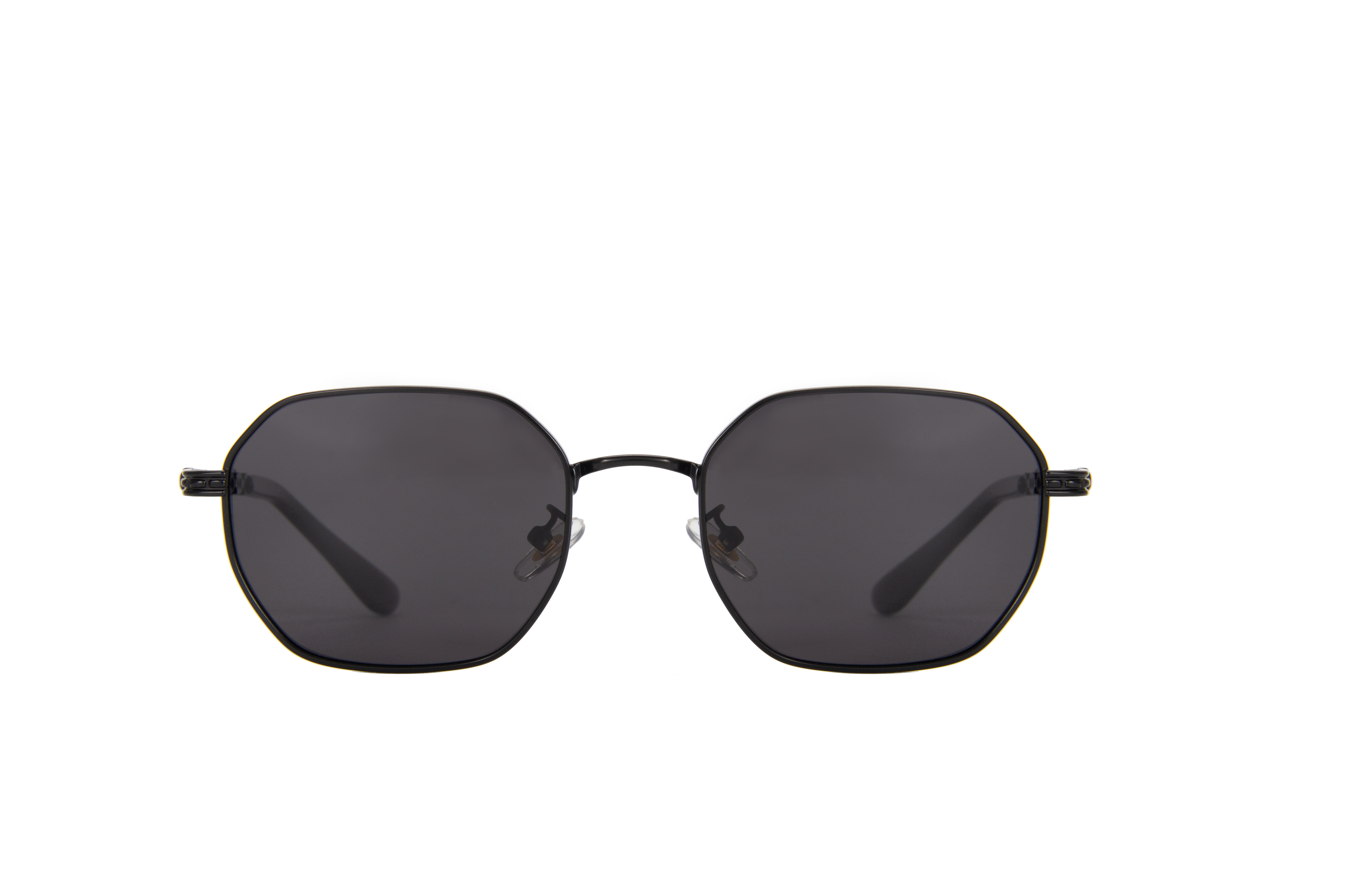 Metal polarized sunglasses