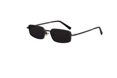 Metal polarized sunglasses