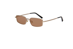 Metal polarized sunglasses