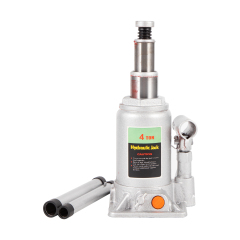 Hydraulic double lift bottle jack