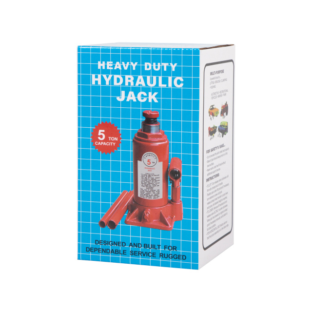 Bottle jack with safety valve