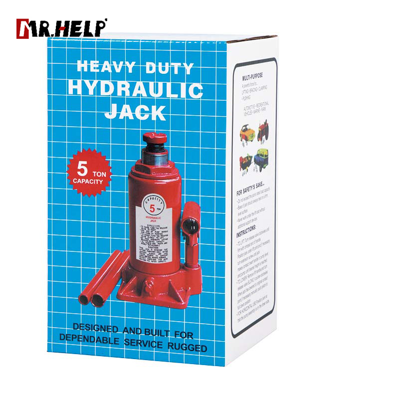 Bottle jack with safety valve,  20T,  Lifting range: 244-449mm