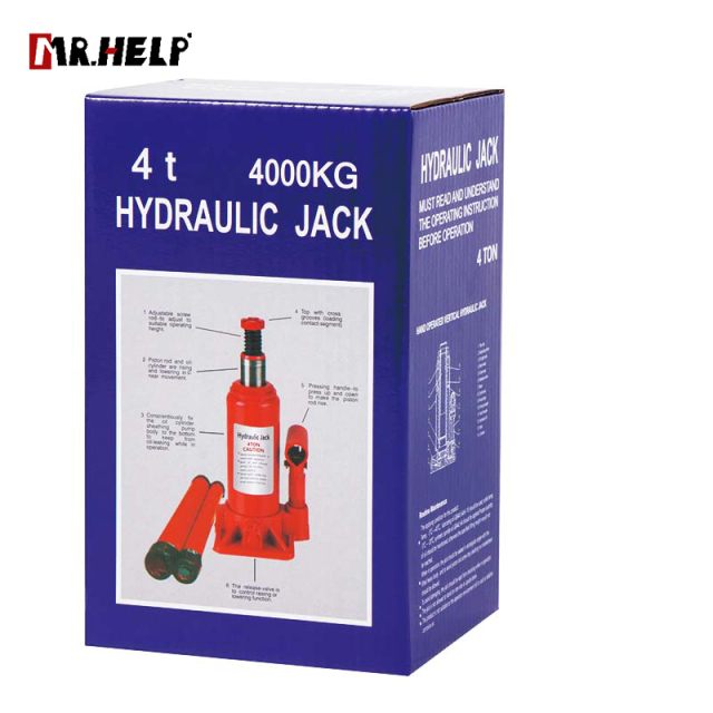 Bottle jack with safety valve,  50T,  Lifting range: 236-356mm