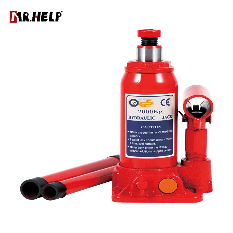 Bottle jack with safety valve,  2T,  Lifting range: 181-347mm