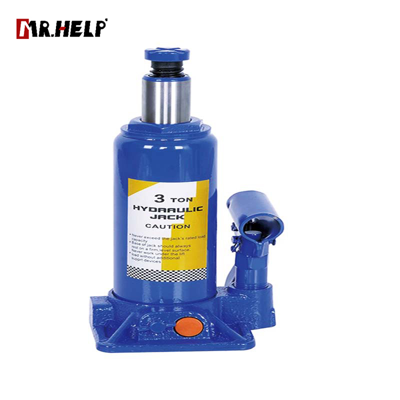 Bottle jack with safety valve, 3-4T, Lifting range: 195-380mm