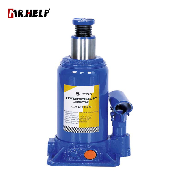 Bottle jack with safety valve, 5-6T,  Lifting range: 197-382mm
