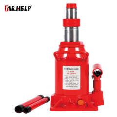 Hydraulic double ram bottle jack,  6T,  Lifting range: 167-400mm