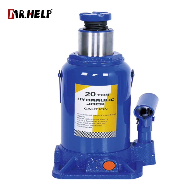 Bottle jack with safety valve, 20T,  Lifting range:244-449mm