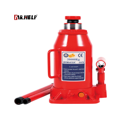 Bottle jack with safety valve,  20T,  Lifting range: 244-449mm