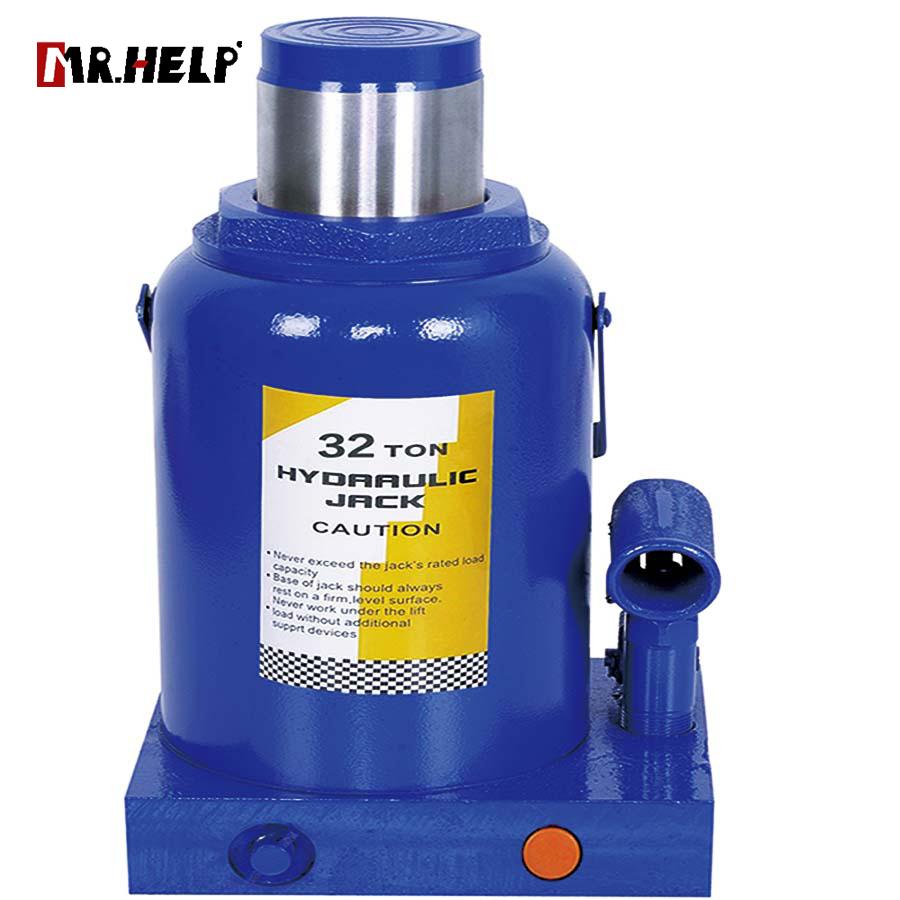 Bottle jack with safety valve, 30-32T,  Lifting range: 285-465mm