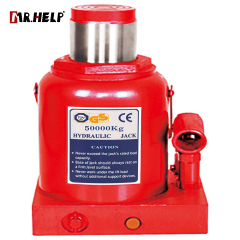 Bottle jack with safety valve,  50T,  Lifting range: 236-356mm