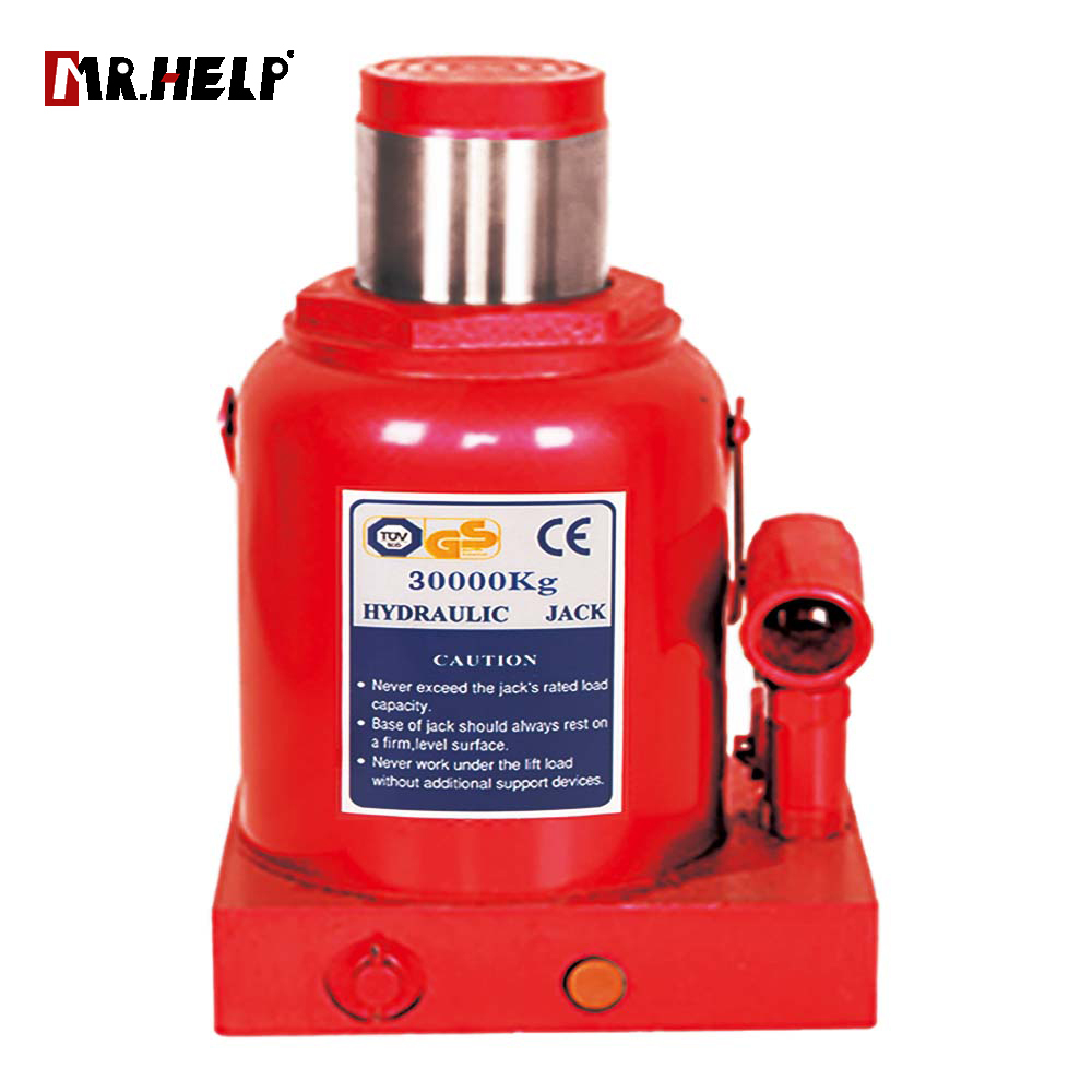 Bottle jack with safety valve,  30-32T,  Lifting range: 245-385mm