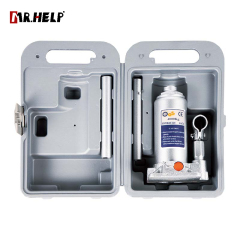 Bottle jack with safety valve, 10T, Lifting range: 205-390mm