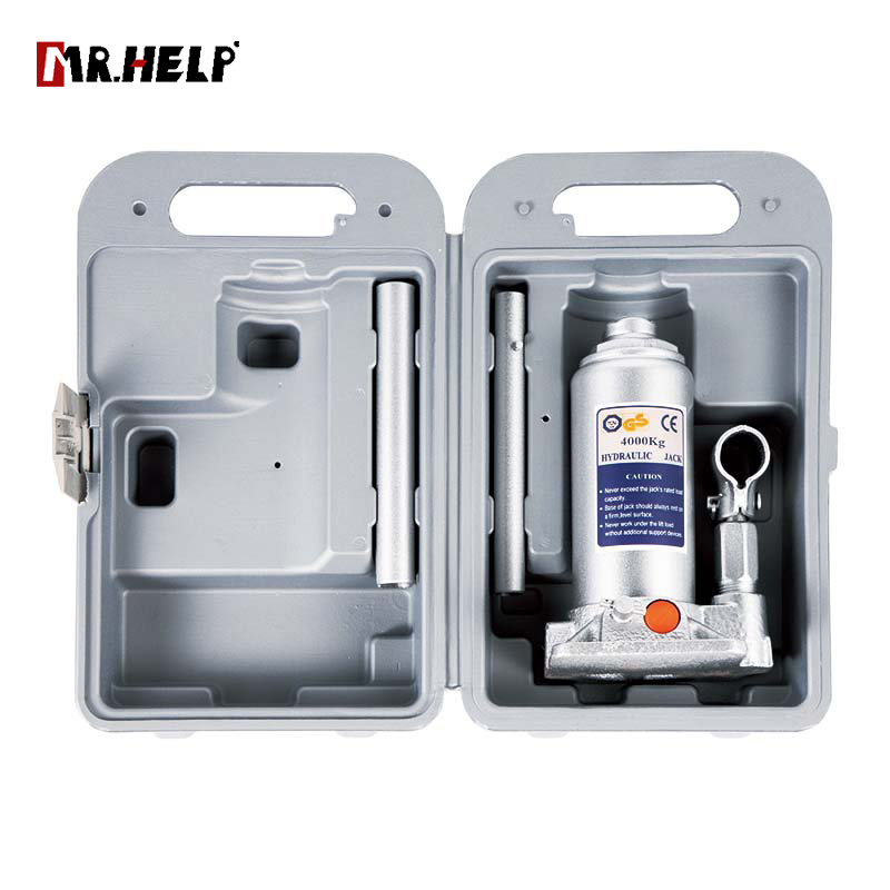 Bottle jack with safety valve, 12T, Lifting range: 205-390mm