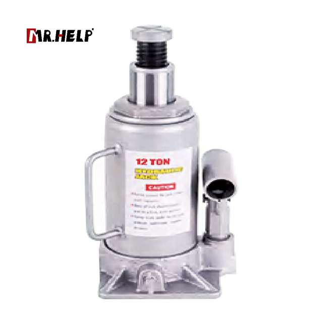 Bottle jack, 12T, Lifting range: 230-465mm