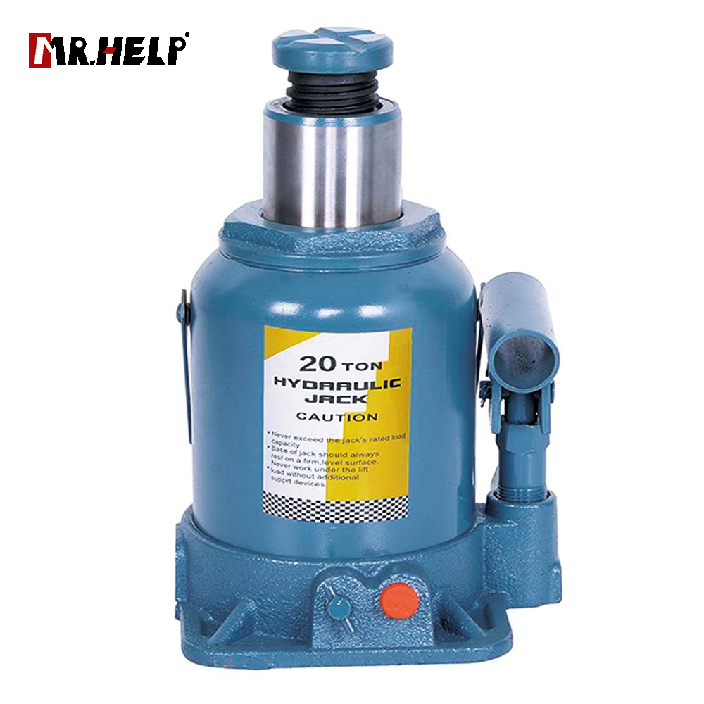 Low profile hydraulic bottle jack, 30T, Lifting range:255-495mm