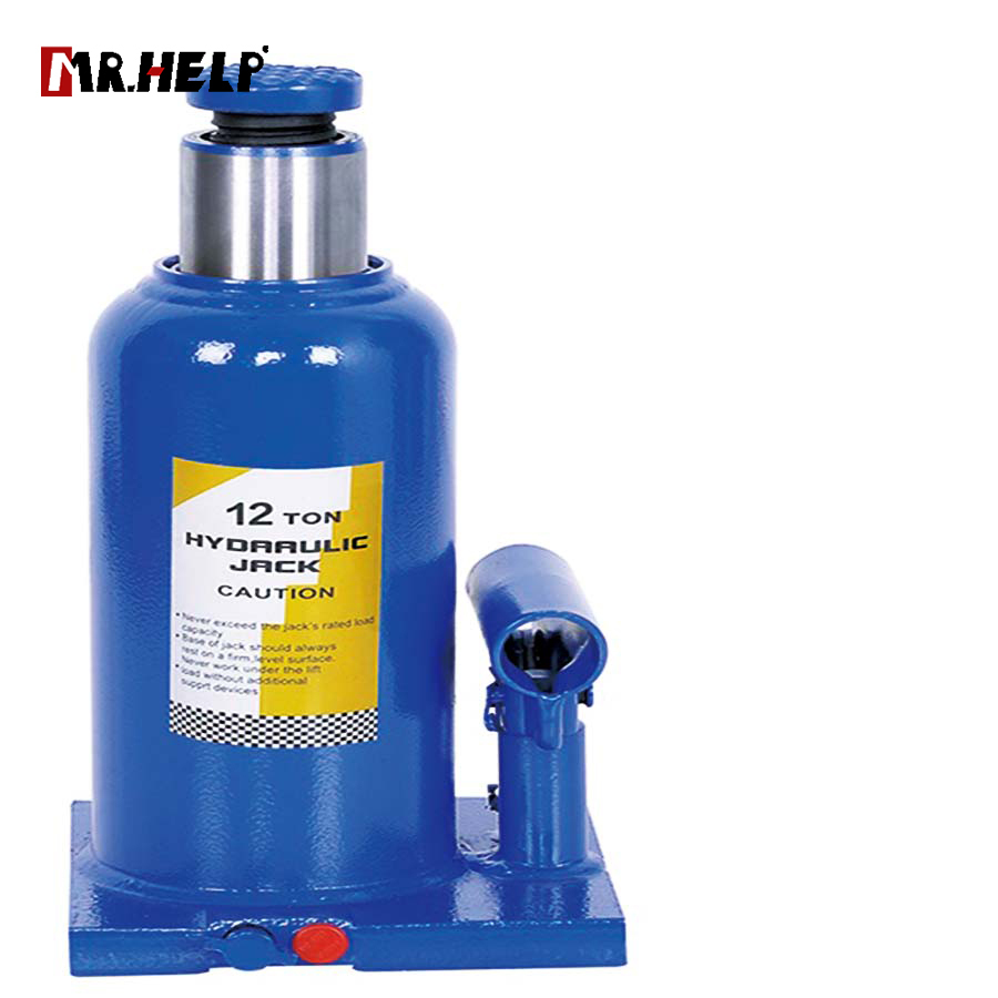 Automotive welded bottle jack, 12T, Lifting range:200-380mm