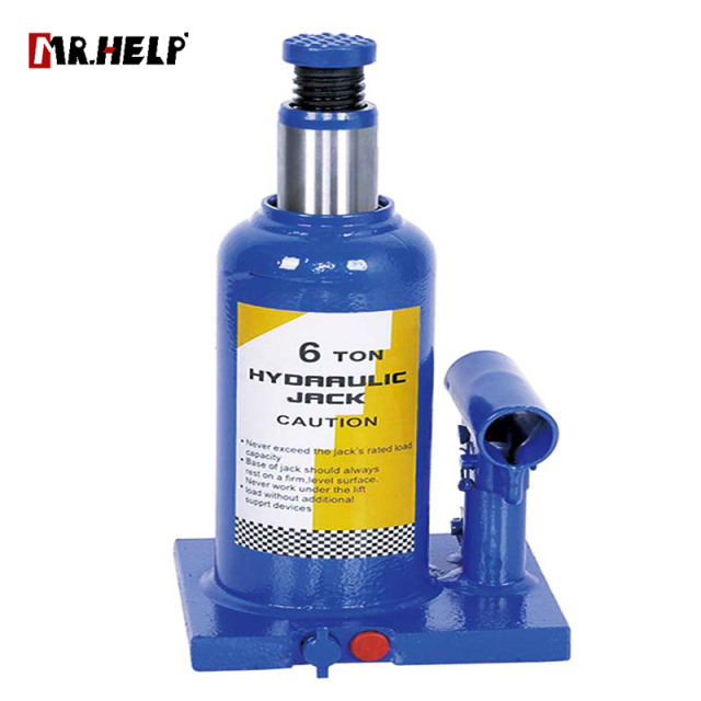 Automotive welded bottle jack, 6T, Lifting range:185-360mm