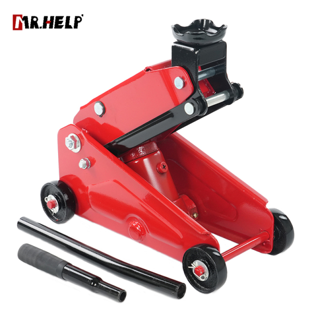Hydraulic  floor jack,2.5T,Lifting range:140-385mm,