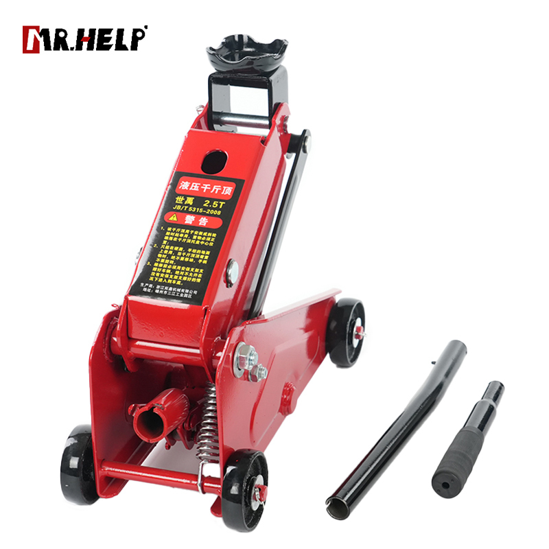 Hydraulic  floor jack,2.5T,Lifting range:140-385mm,