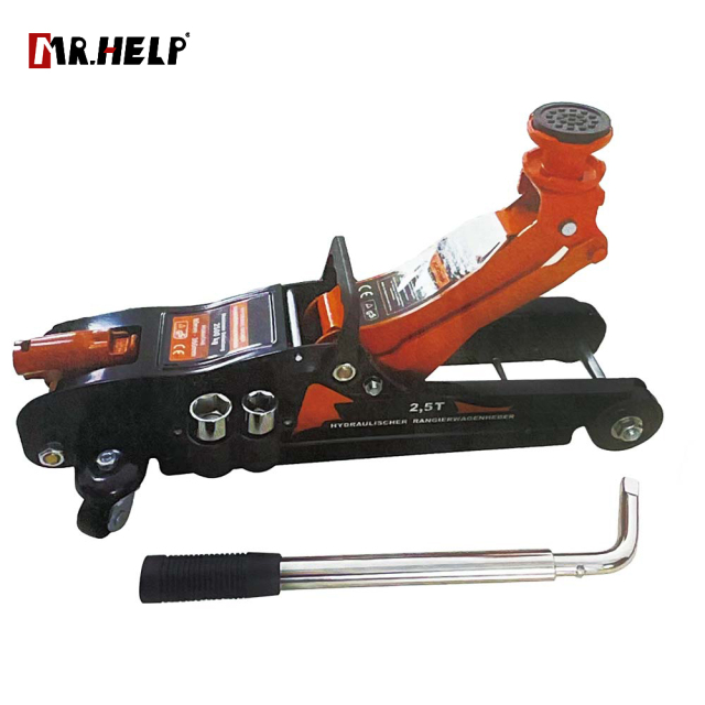Hydraulic  floor jack,2.5T,Lifting range:115-360mm