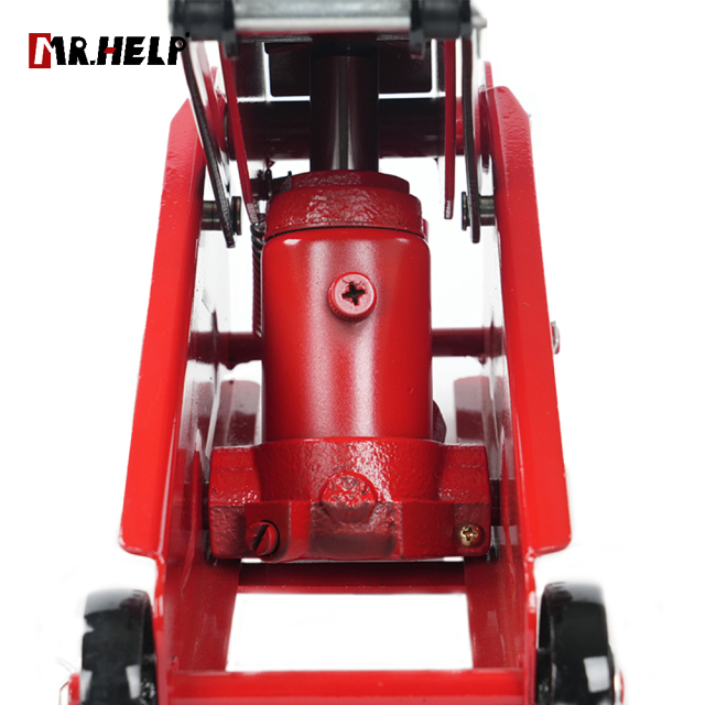 Hydraulic  floor jack,2.5T,Lifting range:140-385mm