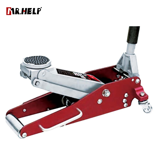 Aluminum/steel floor jack,2.5T,Lifting range:85-465mm