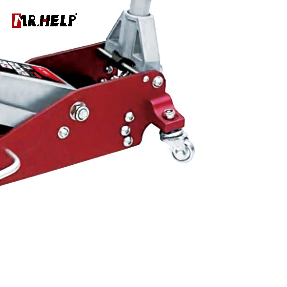 Aluminum/steel floor jack,1.5T,Lifting range:80-370mm