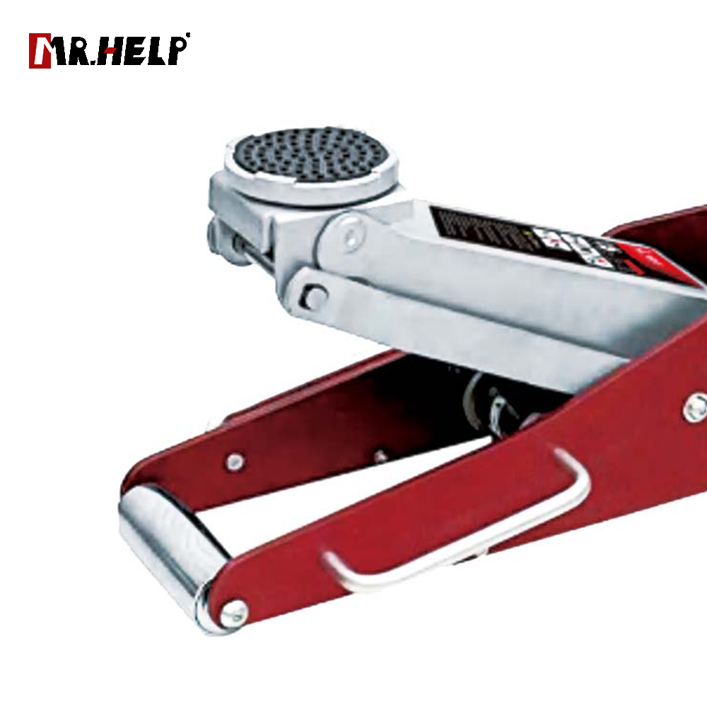 Aluminum/steel floor jack,1.5T,Lifting range:80-370mm
