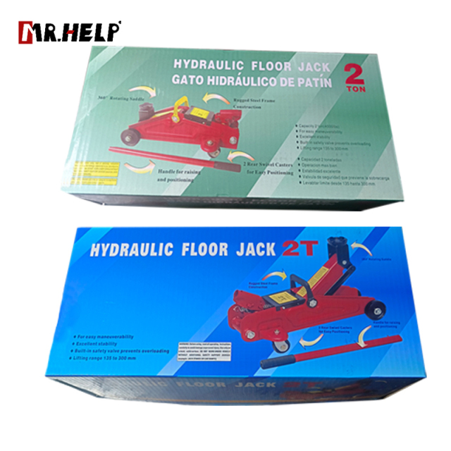 Hydraulic  floor jack,2.5T,Lifting range:140-430mm