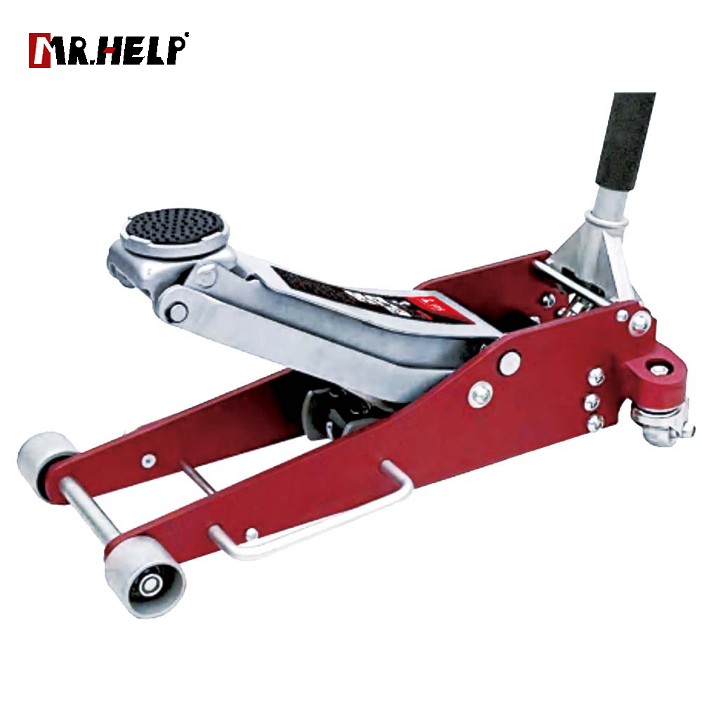 Aluminum/steel floor jack,3T,Lifting range:85-500mm