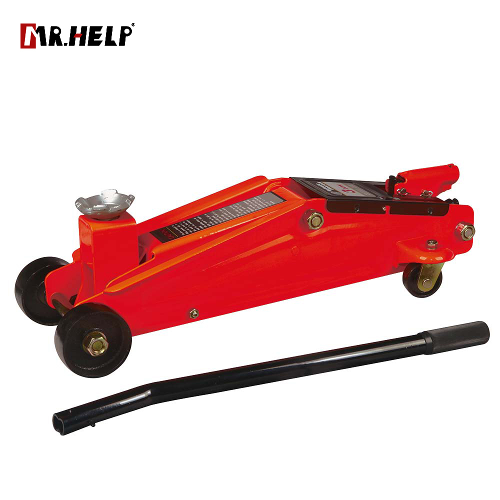 Hydraulic  low profile floor jack,3T,Lifting range:192+50--533+50mm