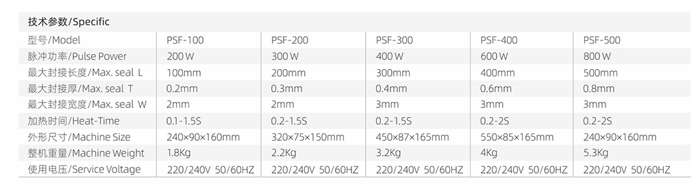 KS/PFS500手压封口机 hand sealer