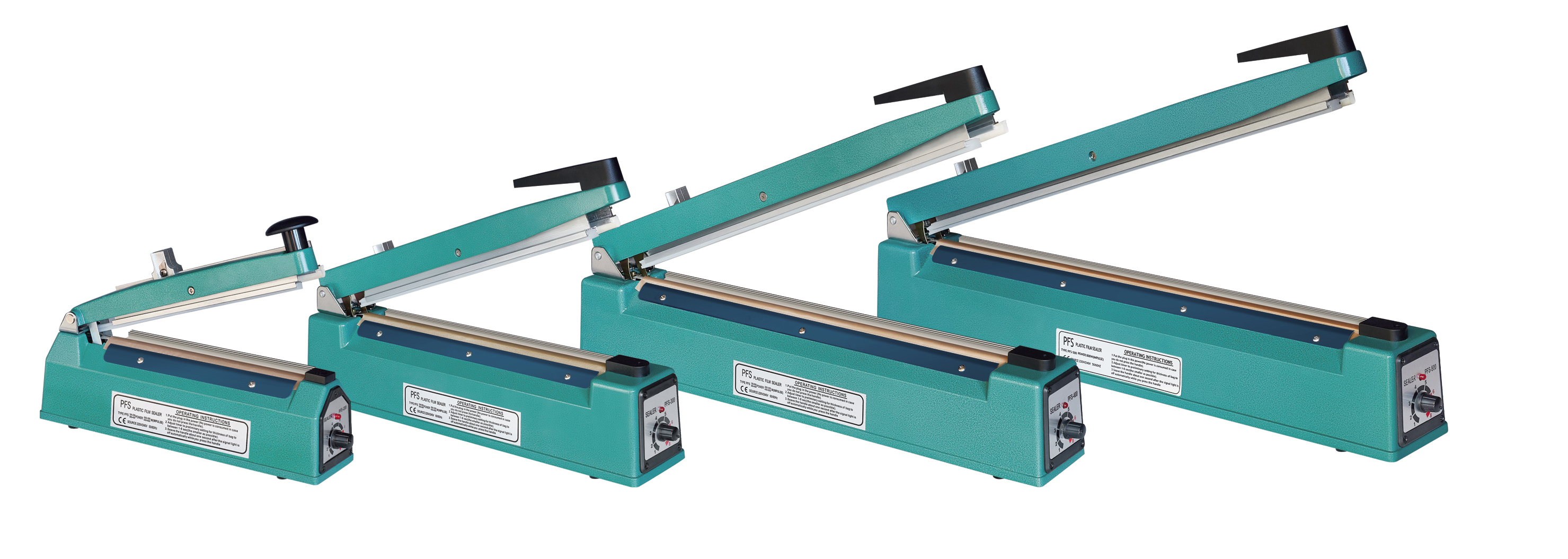 200mm侧刀手压封口机 hand sealers with side cutters