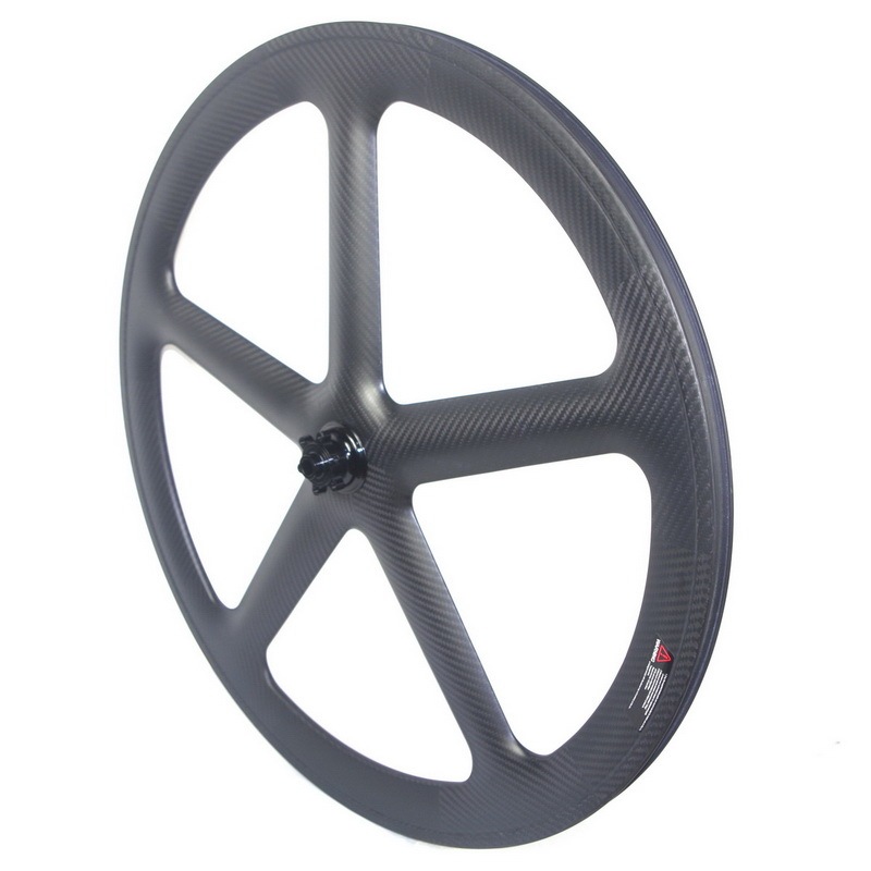 5 spoke disc brake road carbon wheels clincher or tubular