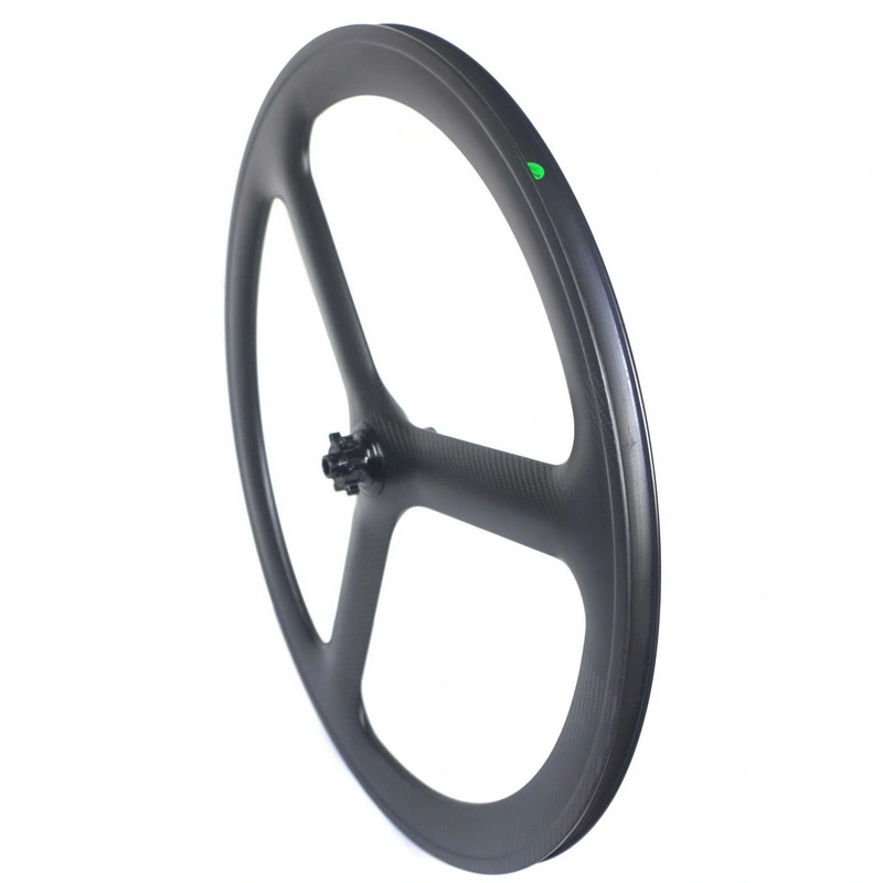 700c tri spoke carbon wheels 50mm disc brake road carbon wheels