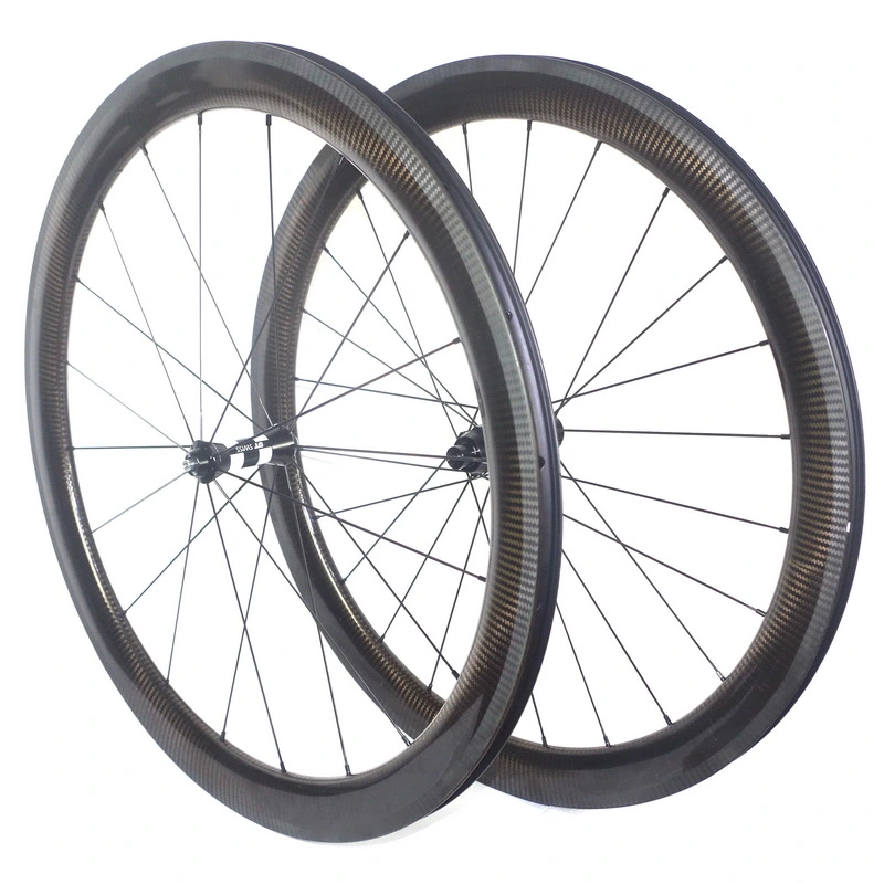 High Temperature Carbon Road Wheelset  38mm 50mm 60mm V Brake DT 350S hub