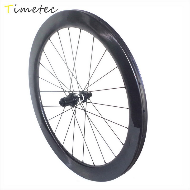 Super Light 700C Carbon Road Wheels Disc Tubular Center lock 35mm 38mm 45mm 50mm 55mm 60mm