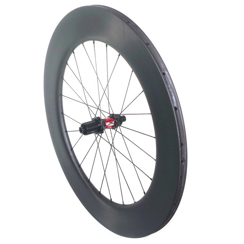 Carbon road wheels disc brake tubular tubeless 88mm DT240s