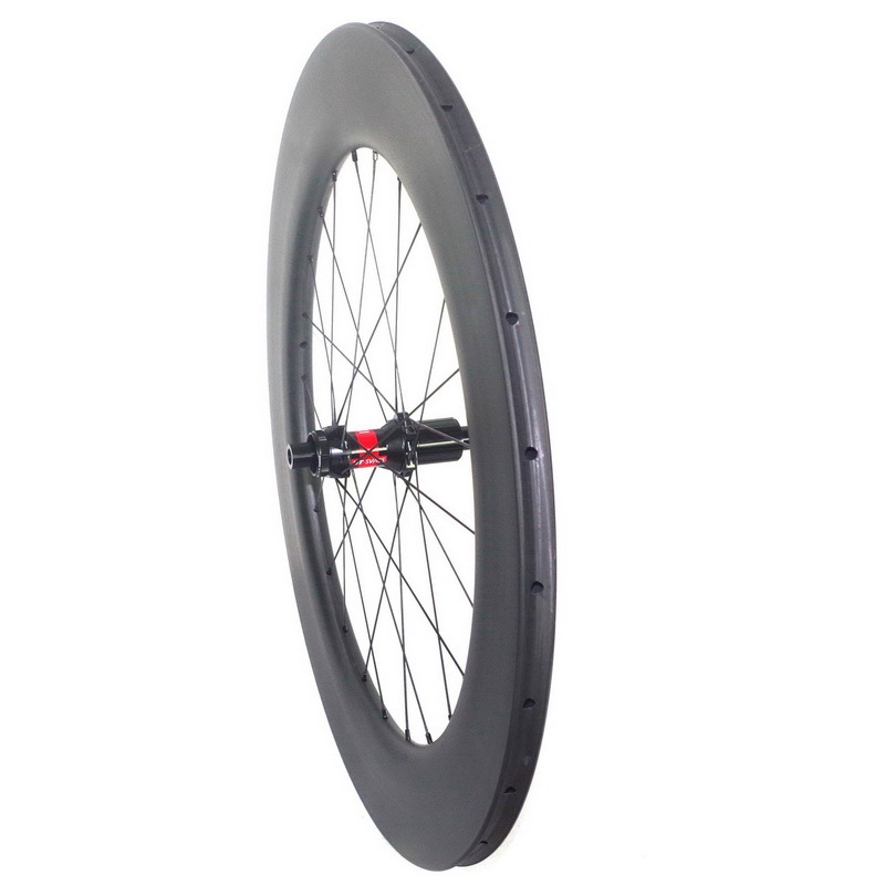 Carbon road wheels disc brake tubular tubeless 88mm DT240s