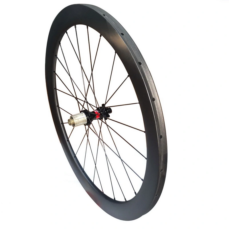 Tubular road carbon wheels disc brake 50mm