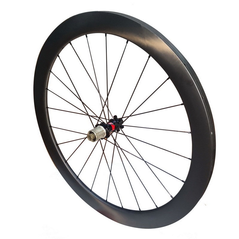 Tubular road carbon wheels disc brake 50mm