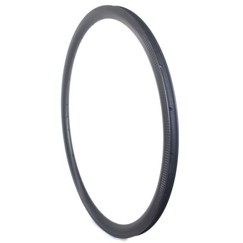 700C Tubeless Road Bike Carbon Rims Light 30mm 35mm 40mm 45mm 55mm Profiles Rim Brake 25mm Width