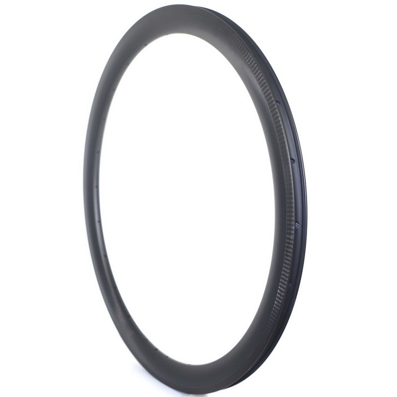 700C Tubeless Road Bike Carbon Rims Light 30mm 35mm 40mm 45mm 55mm Profiles Rim Brake 25mm Width