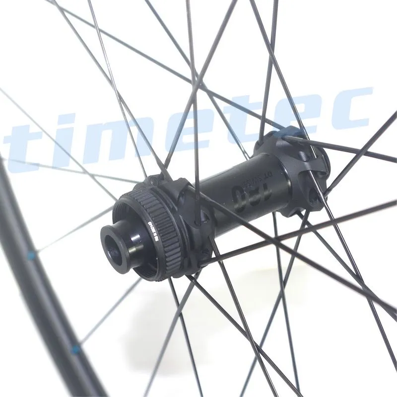 Ultra Light Gravel Road Bike Carbon Wheels DT180 EXP Hub 24MM Width 24MM Depth