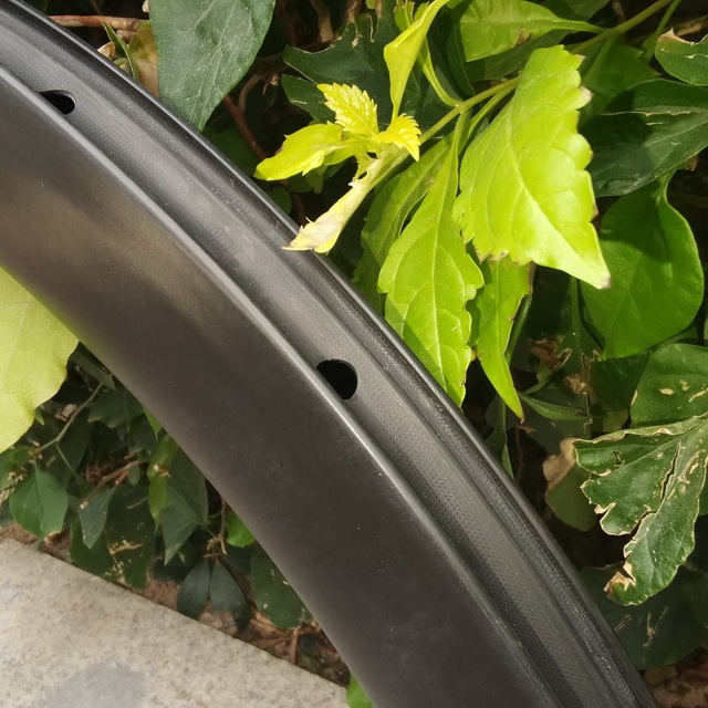 Disc Brake Road Bike Carbon Rims 28mm External Width 30mm 35mm 40mm 45mm 55mm profile
