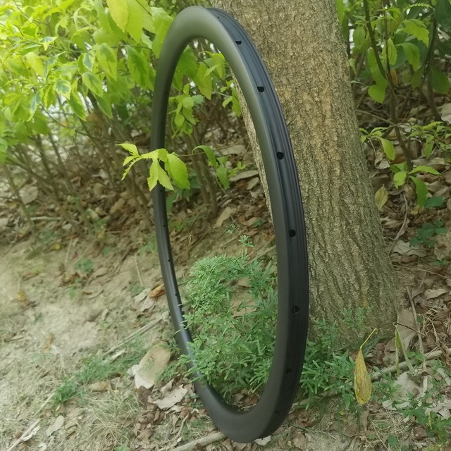 Tubeless Road Bike Carbon Rims profile 38mm 45mm 50mm 55mm  external width 25mm