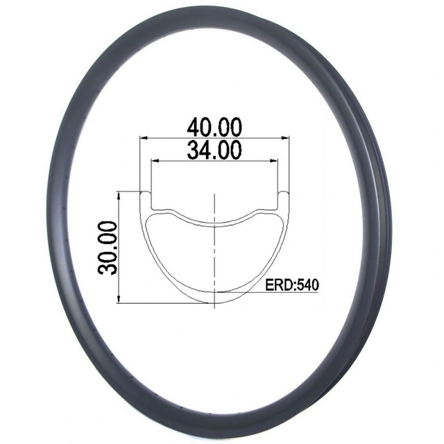 27.5ER Carbon Rims All Mountain 40 mm width