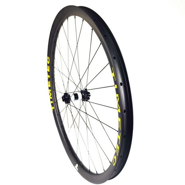Light Weight MTB Carbon Wheels 29ER 36mm External Width Asymmetrical DT 350S Hub Sapim Spokes