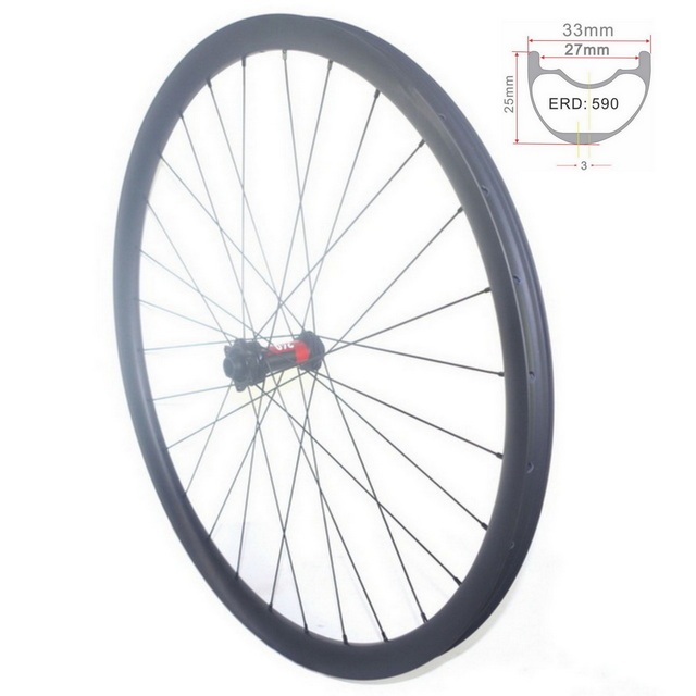 Super Light 29ER Wheels Asymmetrical 33mm Width DT240 EXP Hub 27mm Internal Width